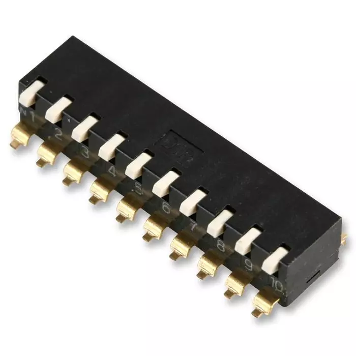 MULTICOMP PRO DIP Switches & SIP Switches SWITCH, DIL, PIANO, SMD, 10WAY, MCEPM-10