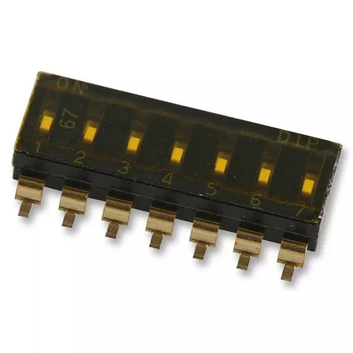 MULTICOMP PRO DIP Switches & SIP Switches SWITCH, DIL, SMD, 7WAY, MCEMR-07-T