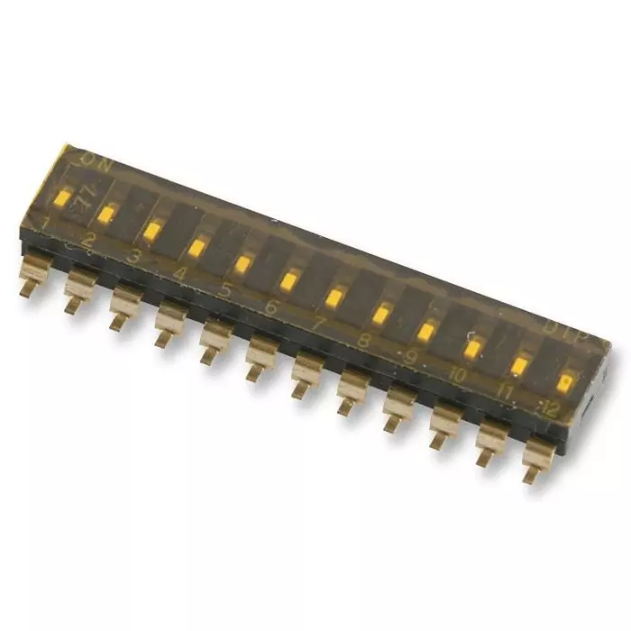 MULTICOMP PRO DIP Switches & SIP Switches SWITCH, DIL, SMD, 12WAY, MCEMR-12-T