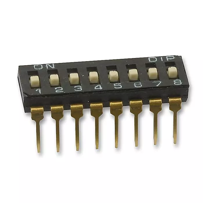 MULTICOMP PRO DIP Switches & SIP Switches SWITCH, DIL, LOW, 8WAY, MCNDI-08S