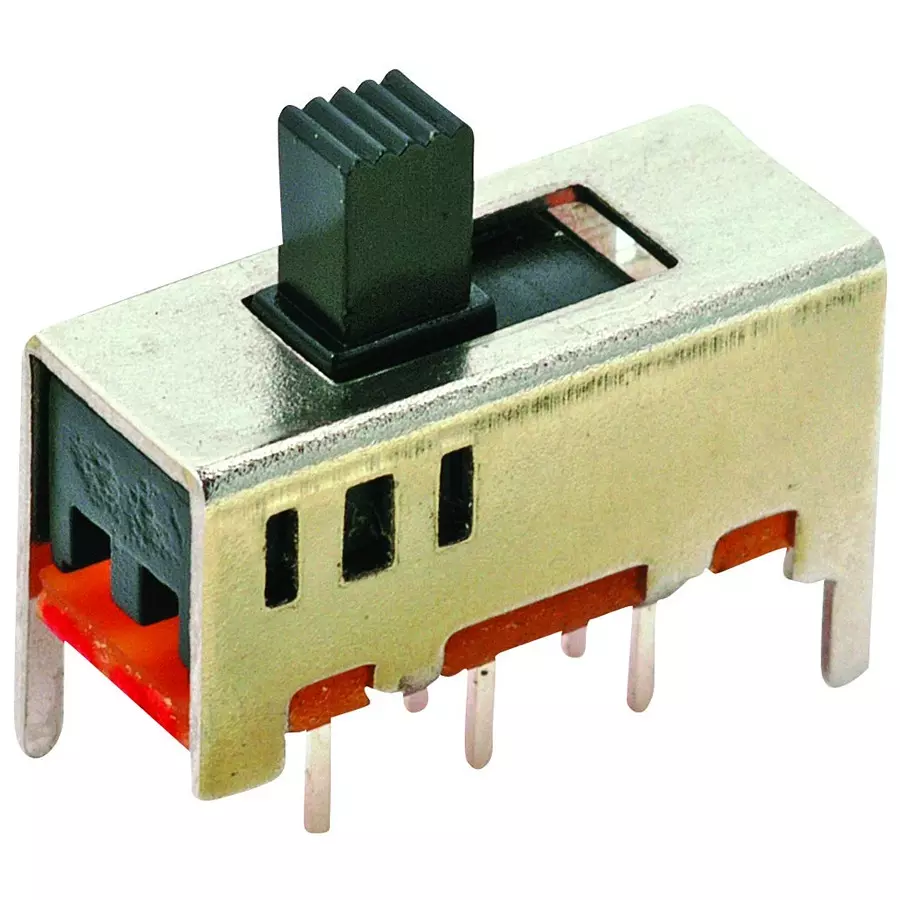 ALCOSWITCH - TE CONNECTIVITY Switch, Slide, Spdt, 300Ma, 125V, Though Hole, 1825255-1.
