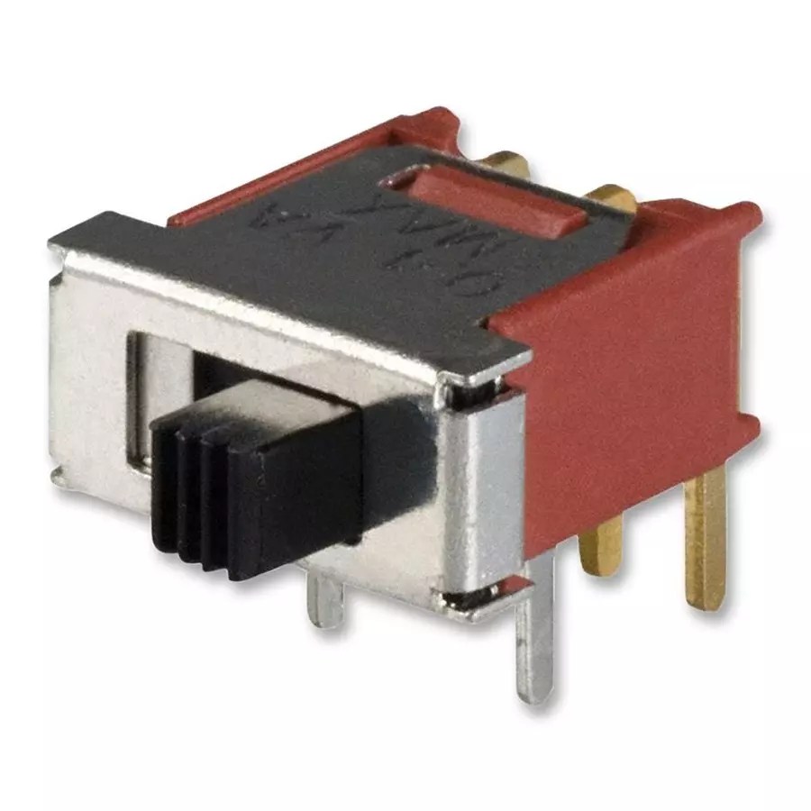 C&K COMPONENTS Switch Slide R/A Pcb, TS01ABE