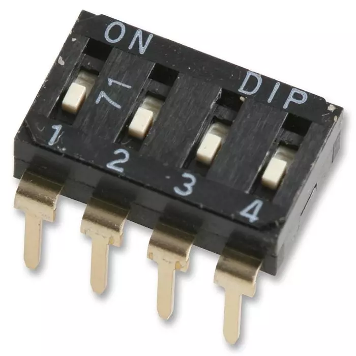 MULTICOMP PRO DIP Switches & SIP Switches SWITCH, DIL, 4WAY, MCEIR-04