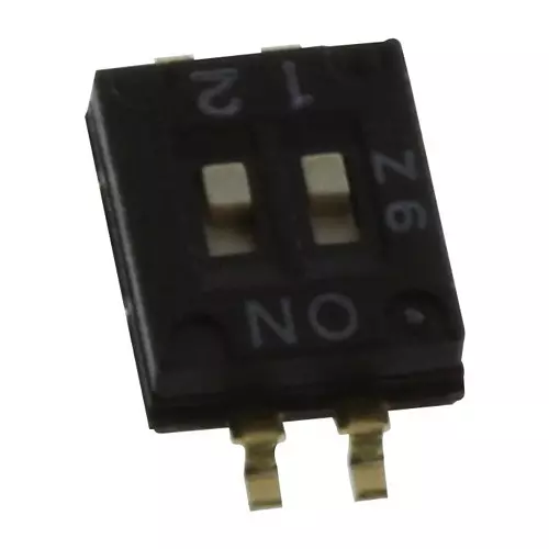 MULTICOMP PRO DIP Switches & SIP Switches SWITCH, 2 WAY, SPST, FLUSH, MCDHN-02F-V