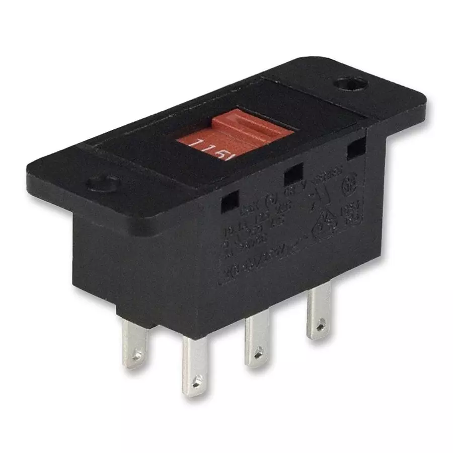 C&K COMPONENTS Switch Slide Volt Select, V80212SS05Q