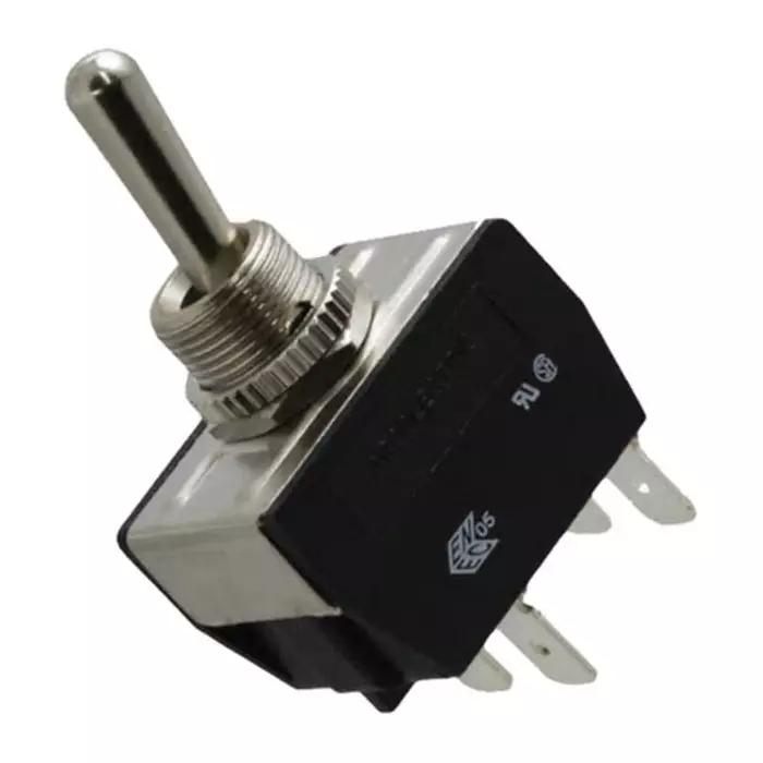 ARCOLECTRIC (BULGIN LIMITED) Toggle Switch Panel Mount On-On DPDT Tab Terminal 250 V AC, C3960BBAAA