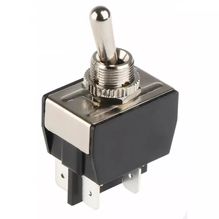 ARCOLECTRIC (BULGIN LIMITED) Toggle Switch Panel Mount On-Off DPST Tab Terminal, C3950BBAAA