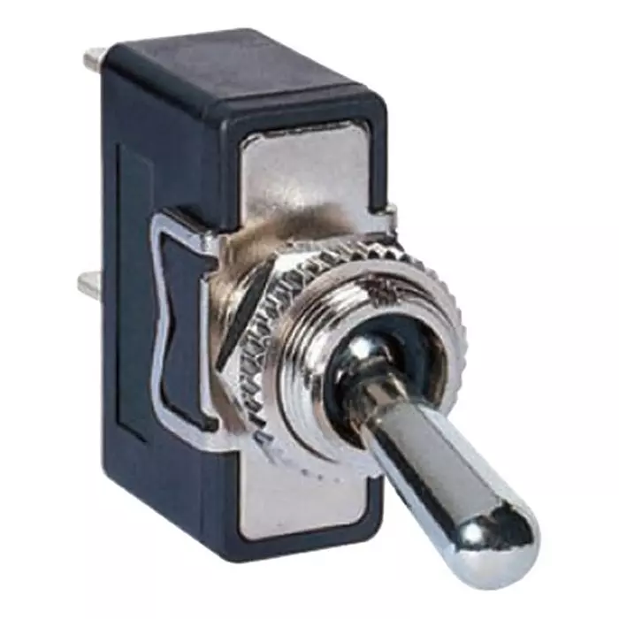 ARCOLECTRIC (BULGIN LIMITED) Toggle Switch Panel Mount On-(On) SPDT Tab Terminal 250 V AC, C3911BAAAA