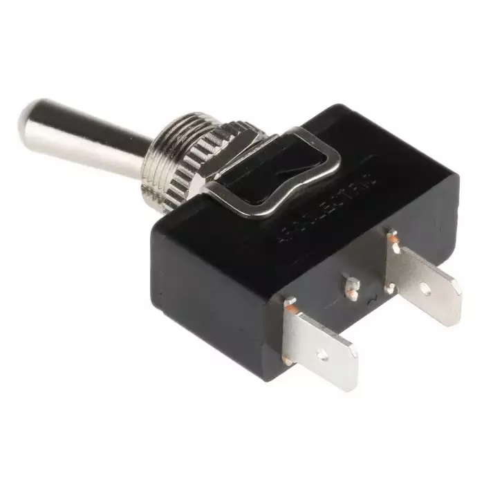 ARCOLECTRIC (BULGIN LIMITED) Toggle Switch Panel Mount On-Off SPST Tab Terminal 250 V AC, C3900BAAAA