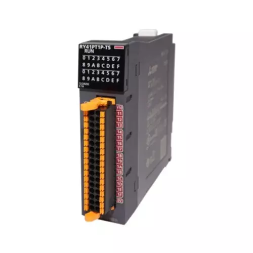 Mitsubishi Electric IQ-R PLC Digital Module Transistor Output (Source) 12/24 V 32 Out Point 32 Input Channel, RY41PT1P-TS