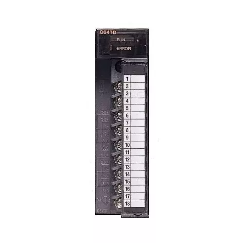 Mitsubishi Electric Q Series Temperature Input Module 16 Out Point 4 Channel Thermocouple, Q64TD