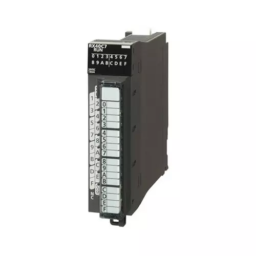 Mitsubishi Electric IQ-R PLC Digital Module DC Input 24 V 16 Out Point 16 Input Channel, RX40C7