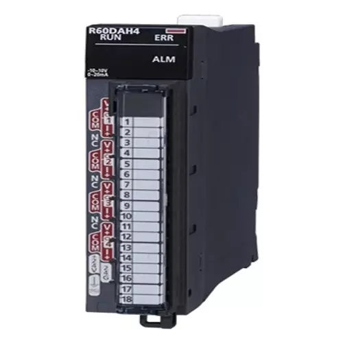 Mitsubishi Electric IQ-R PLC High-Speed Analog Output Module 24 V DC 16 Out Point 4 Channel, R60DAH4