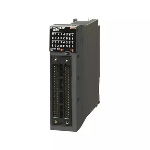 Mitsubishi Electric IQ-R PLC Digital Module Transistor Output (Sink) 12/24 V 64 Out Point 64 Input Channel, RY42NT2P