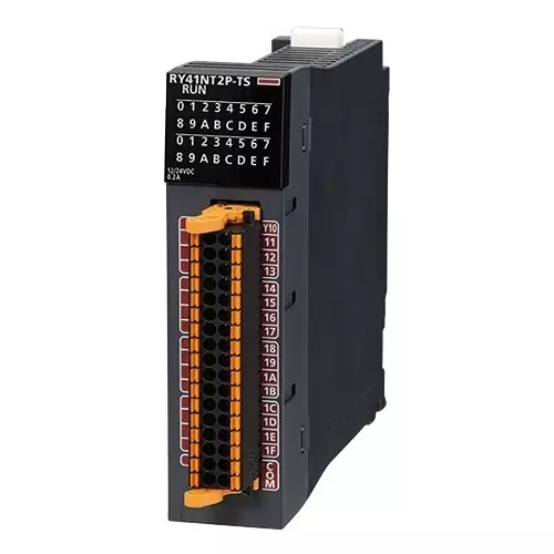 Mitsubishi Electric IQ-R PLC Digital Module Transistor Output (Sink) 12/24 V 32 Out Point 32 Input Channel, RY41NT2P-TS