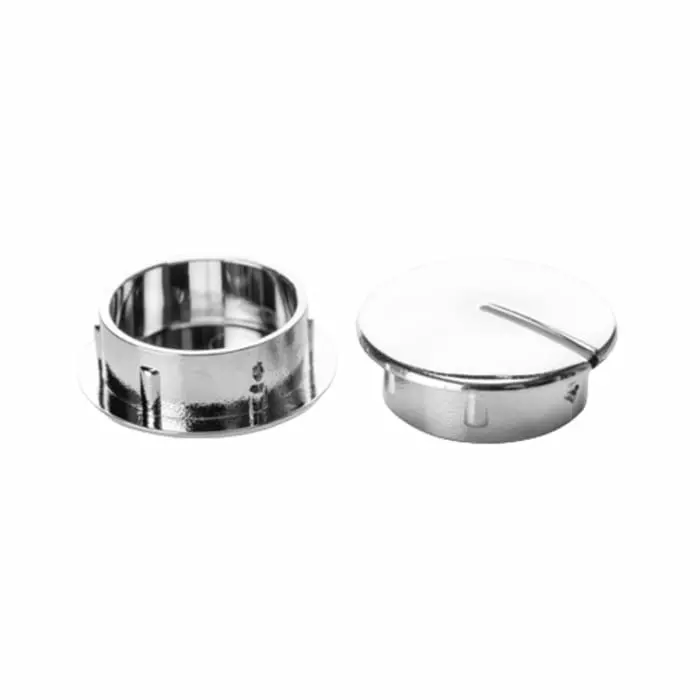 Sifam 21.5 mm Various Potentiometer Knob Cap, C211 CHROME (Pack of 10)