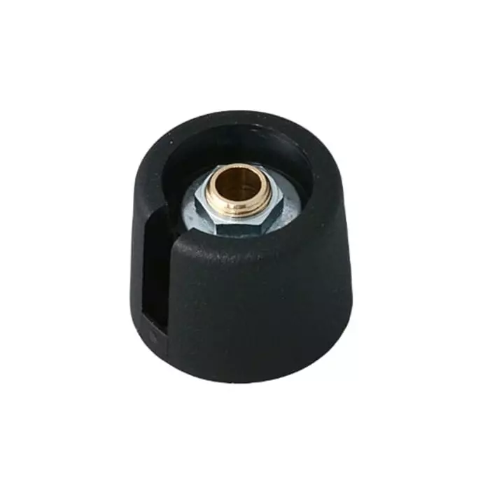 OKW 20 mm Black Potentiometer Knob for 6 mm Shaft Round Shaft, A3020069