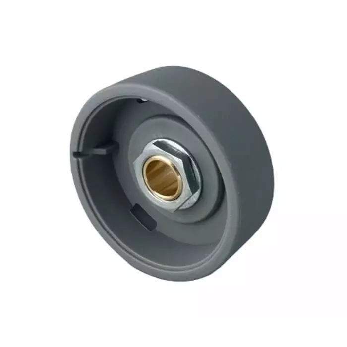 OKW 33 mm Grey Potentiometer Knob for 6 mm Shaft Round Shaft, B8033068