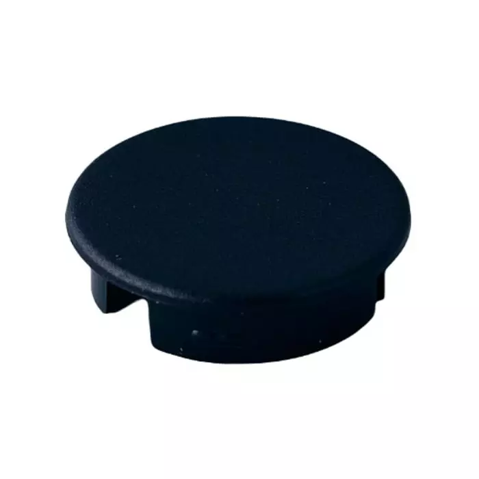 OKW Black Potentiometer Knob Round Shaft, A4120000