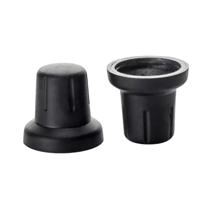 Sifam 17 mm Black Potentiometer Knob for 6 mm Shaft D Shaped, 3/07/DRN170 006 BLACK (Pack of 5)