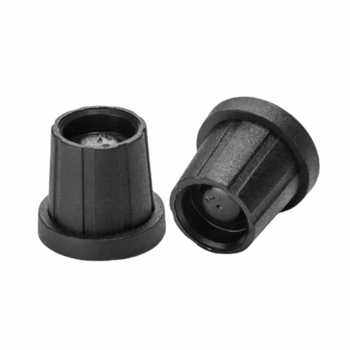 Sifam 18.5 mm Black Potentiometer Knob for 14 mm Shaft Splined, TPN150 006/13 BLACK/005 (Pack of 5)