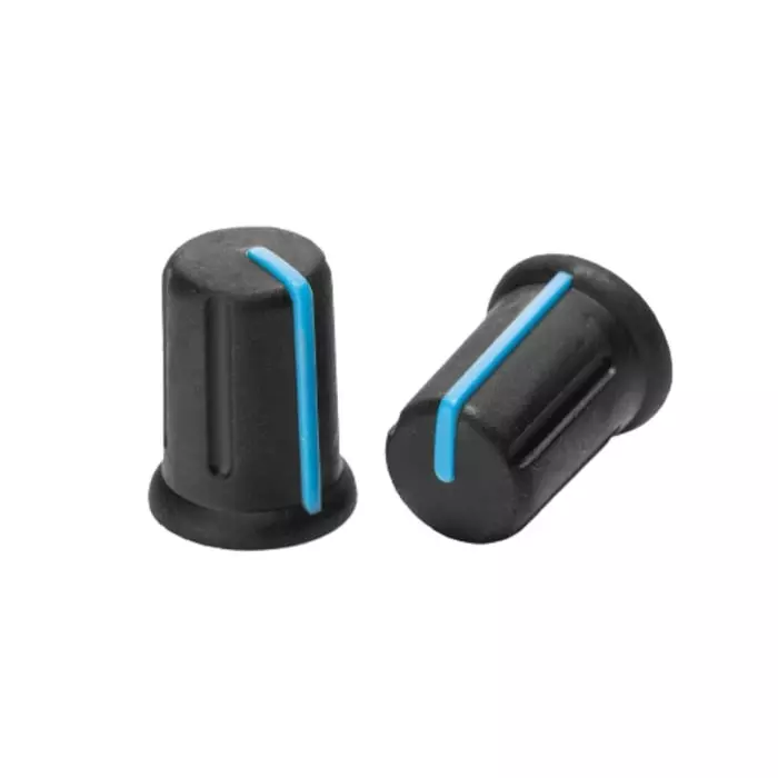 Sifam 12.5 mm Black Potentiometer Knob for 13.7 mm Shaft D Shaped, 3/05/DRP100 006/26/180 /1004 /233 (Pack of 5)