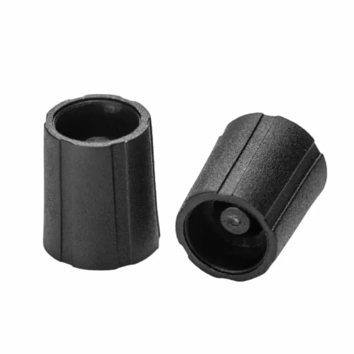 Sifam 11.5 mm Black Potentiometer Knob for 6 mm Shaft Splined, TP110 006/13 BLACK/005 (Pack of 5)