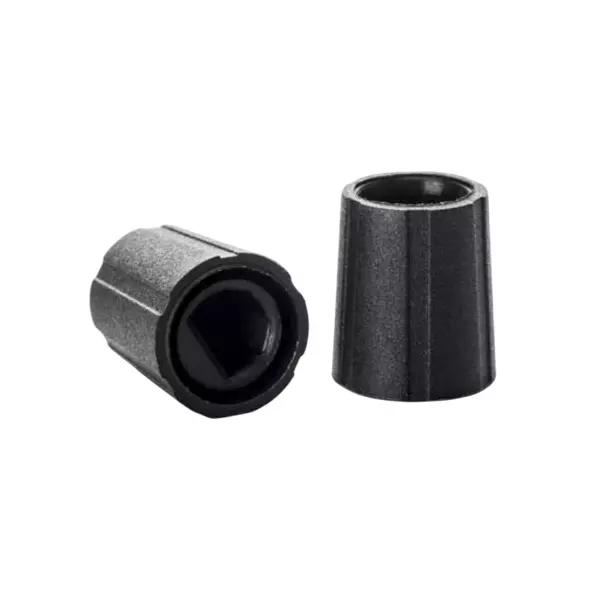 Sifam 11.5 mm Black Potentiometer Knob for 6 mm Shaft D Shaped, DR110 006/26 BLACK/005 (Pack of 5)