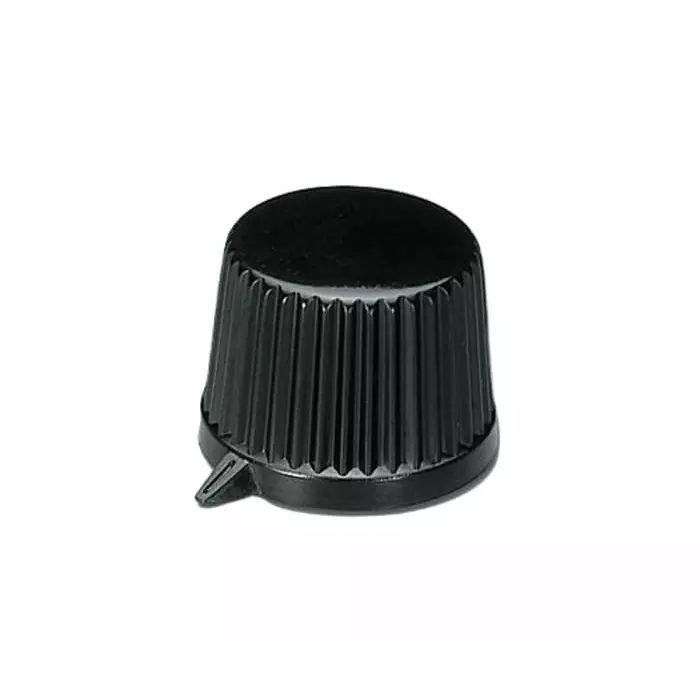 OKW 11.4 mm Black Potentiometer Knob for 4 mm Shaft Round Shaft, A1685540