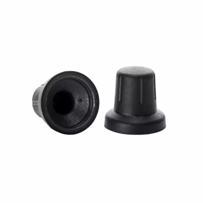 Sifam 17 mm Black Potentiometer Knob for 6 mm Shaft Splined, 3/07/TPN170 006 BLACK (Pack of 5)