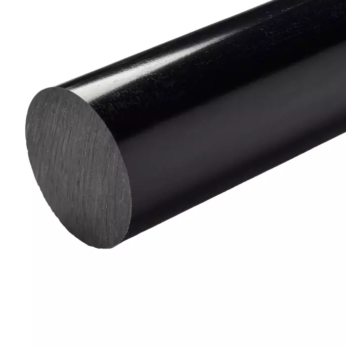 RS PRO Black Nylon Rod, 500 mm x 85 mm Diameter Model No 1935339
