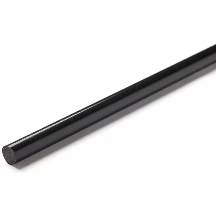 RS PRO Black Nylon Rod, 1m x 25 mm Diameter Model No 2820654 (Pack of 2)