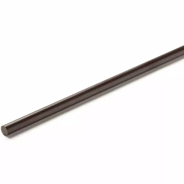 RS PRO Brown Polyimide PI Rod, 250 mm x 6.35 mm Diameter Model No 6889398