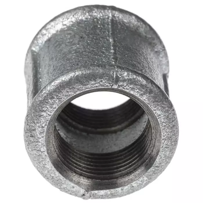 Georg Socket Fischer Galvanised malleable Iron Fitting Female BSPP 3/4in to 3/4in, 770270205 (Pack of 5)