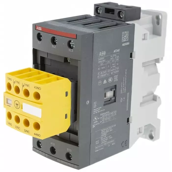 ABB - JOKAB AFS40-30-22-13 AFS Contactor 100 to 250 V AC/dc Coil 3-Pole 70 A 3NO 600 V AC, 1SBL347082R1322AFS40-30-22-13
