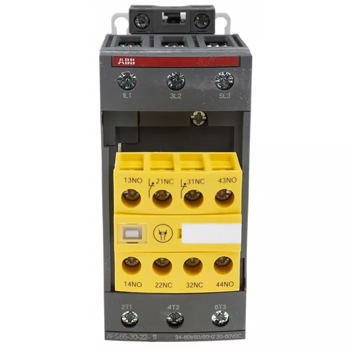 ABB - JOKAB AFS65-30-22-11 AFS Contactor 24 to 60 V AC Coil 3-Pole 105 A 3NO 600 V AC, 1SBL387082R1122AFS65-30-22-11