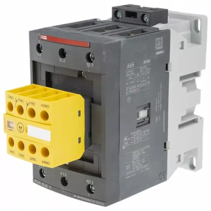 ABB - JOKAB AFS80-30-22-11 AFS Contactor 24 to 60 V AC Coil 3-Pole 125 A 3NO 600 V AC, 1SBL397082R1122AFS80-30-22-11