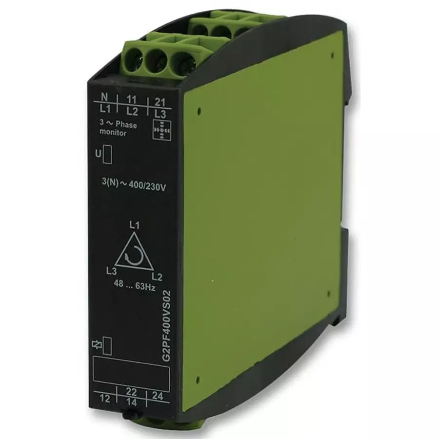 TELE Relay, Voltage Sensing, Dpdt, 400Vac, G2PF400VS02
