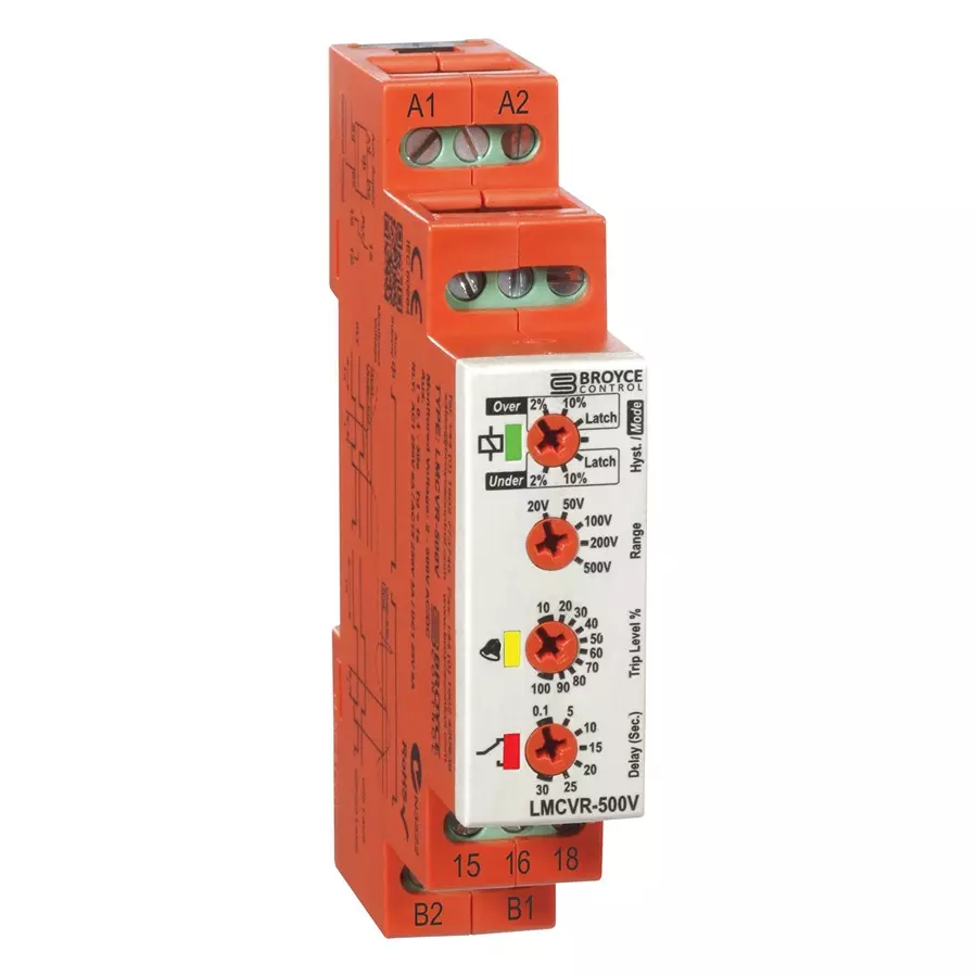 BROYCE CONTROL Relay, Voltage Sense, Spdt, 8A, 230Vac, LMCVR-500V