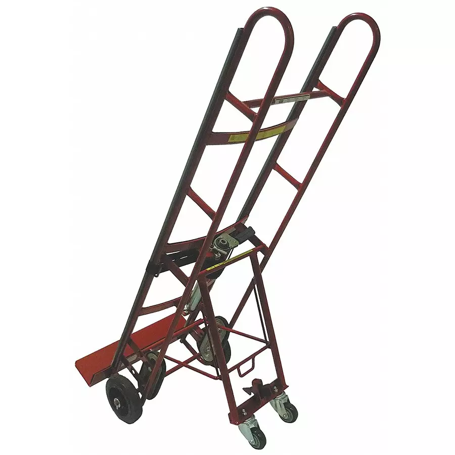 DAYTON Ergonomic Tilt-Back Steel Appliance Hand Truck, 4XKJ4