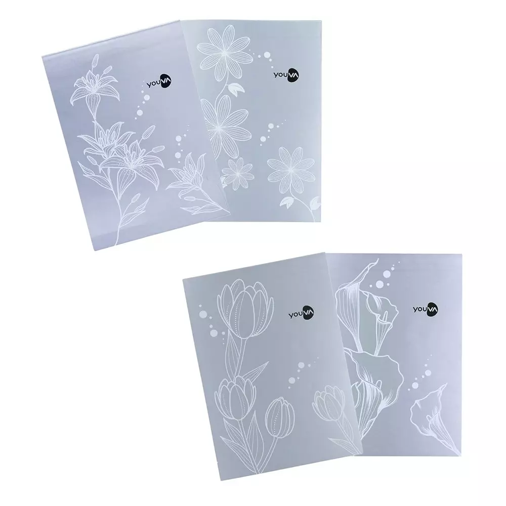Youva by Navneet Conference Pad A5 20 Pages Assorted Single Line Hard Bound 22839, (Pack of 4)
