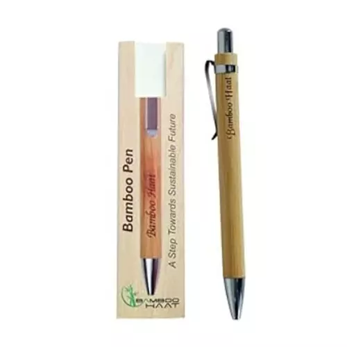 Bamboo Haat Bamboo Pen for Home, Office & Schools, BH_BPN (Pack of 50 Pcs)