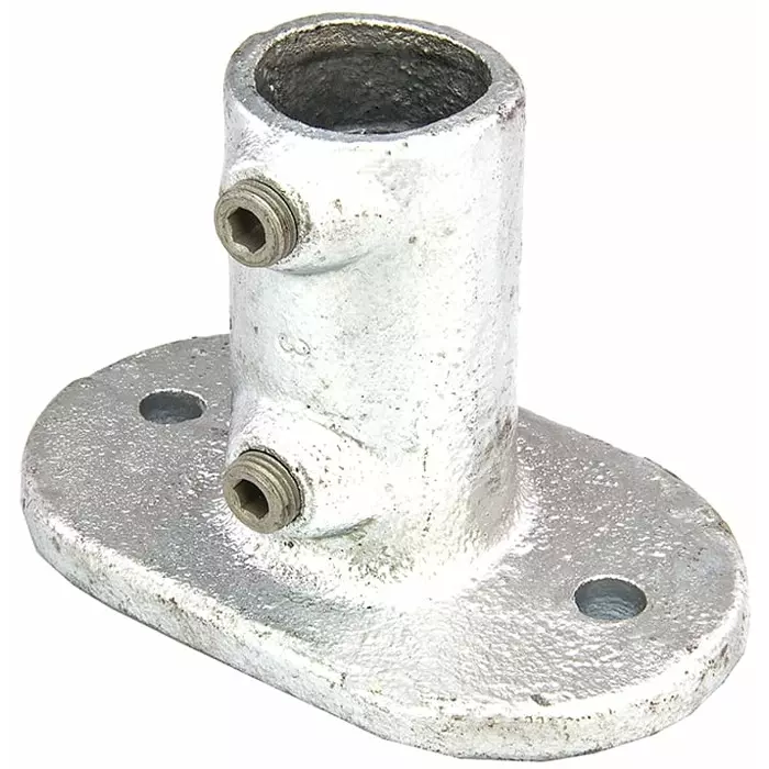 RS PRO Cast Iron Base Flange, Round Tube, 33.7 mm Type 1 Model No 2863623