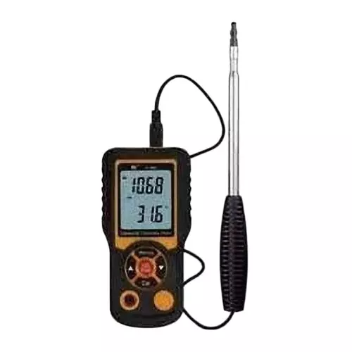KERRO Hot Wire Anemometer with 0.1 - 25.0 Measurement Range and 0.8 Seconds Sampling Time, HT-9830