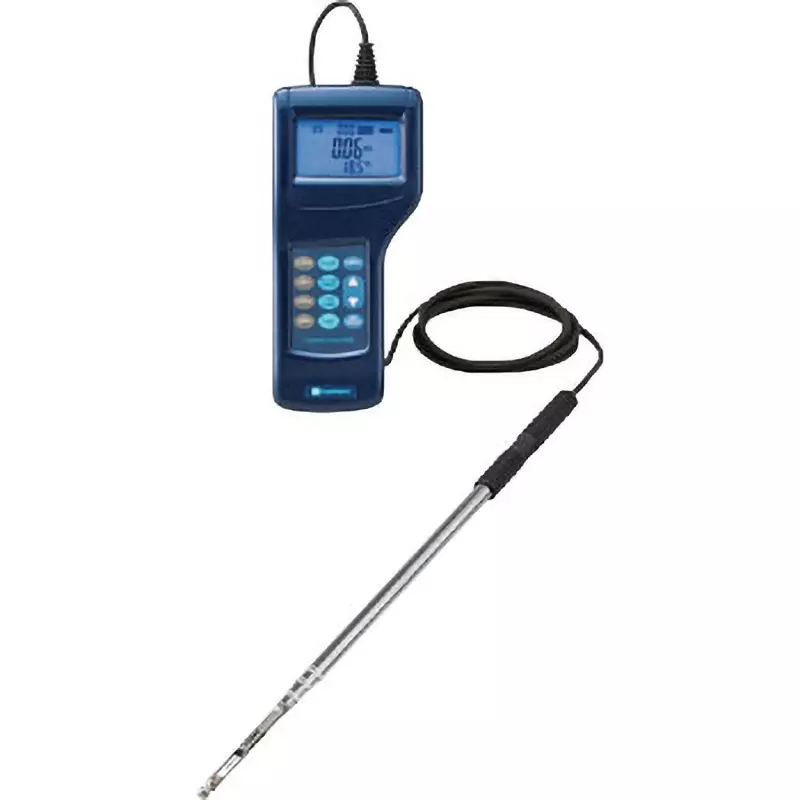KANOMAX Digital Anemometer AA alkaline batteriesx6, Instruction manualx1, Carrying casex1 Included Components, 6035-00