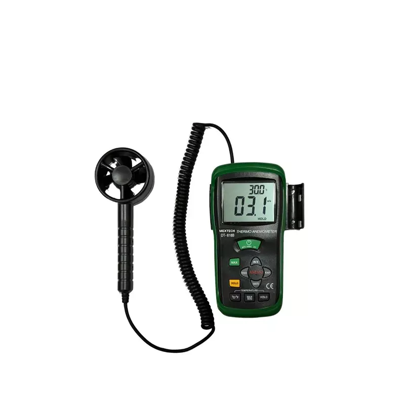 Mextech Anemometer 10°C to 60°C (14°F to 140°F) MAX Hold Function for Industrial Use, CEM&nbsp;DT618B