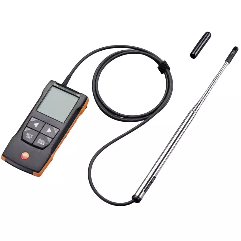 Testo Hot Wire Anemometer ±0.5, ±(4.0% of 0.03 m/s measured value) (0.01 to 20 m/s) Accuracy, 0563 0425