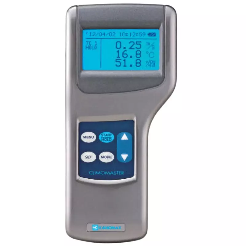 KANOMAX Climomaster Data memory: Max 20000 data AA batteriesx6, AC adapter (sold separately) Power Supply, 6501-00