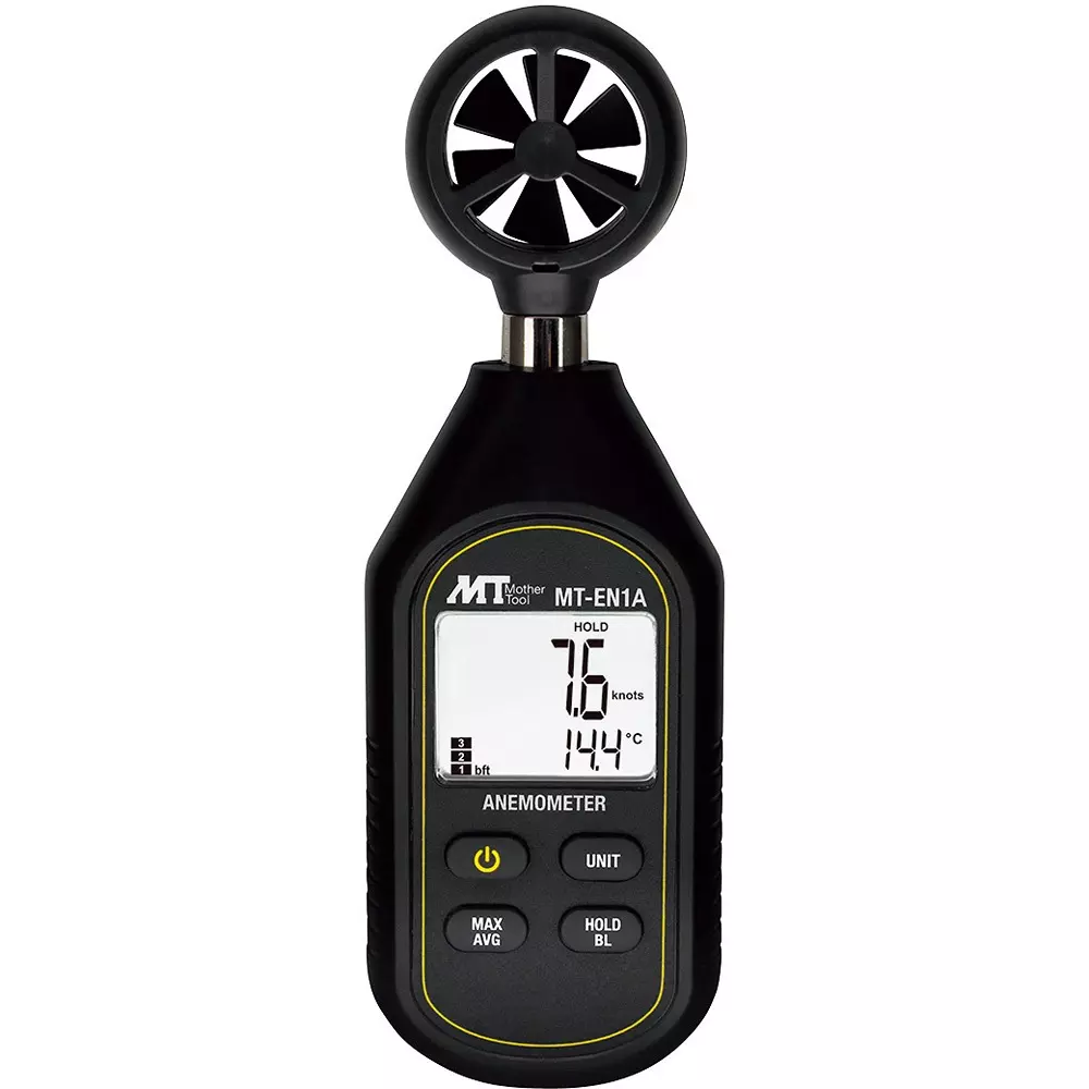 Mother Tool Digital Anemometer 3 xAAA batteries (trial batteries), instruction manual Included Components, MT-EN1A