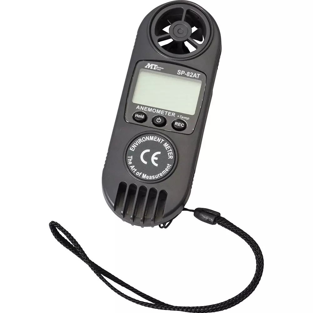 Mother Tool Multi-Wind Speed and Air Volume Meter CR-2032 x1 Power Supply ±3%F.S Accuracy, SP-82AT